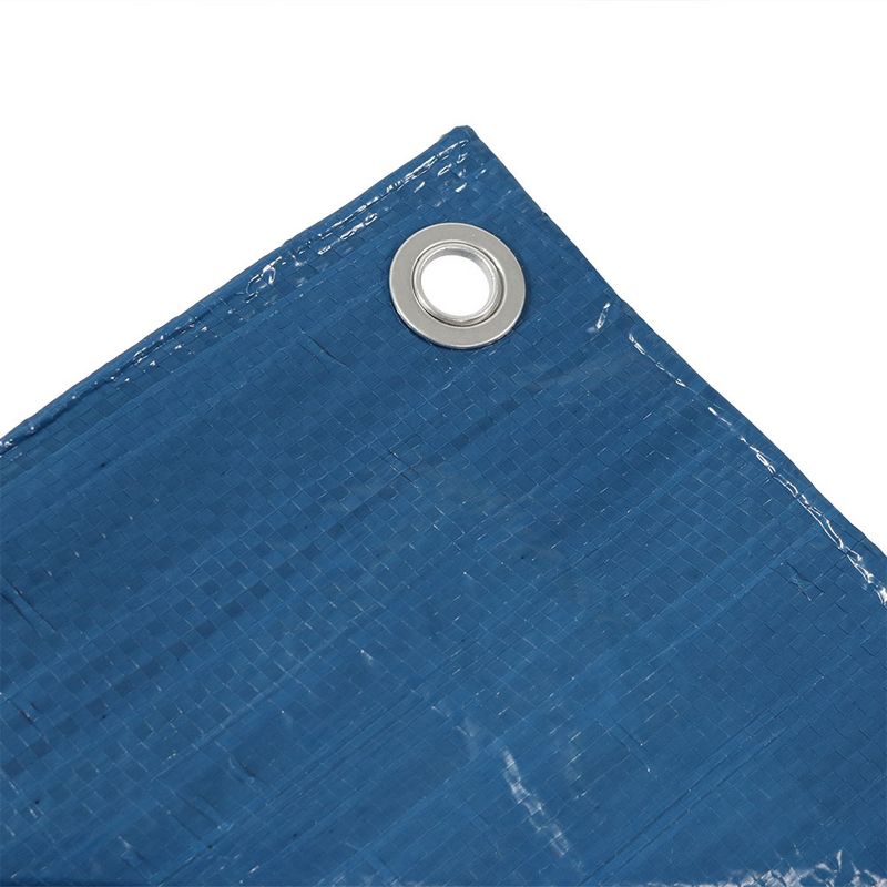 Sunnydaze Outdoor Heavy-Duty Multi-Purpose Plastic Reversible Protective Tarp Cover, 3 of 5