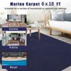 6FT x 18FT Boat Flooring Carpet, Marine Outdoor Rug, Indoor/Outdoor Mat for Patio Deck, TPR Non-Slip, Black, Waterproof, Ideal for Camping - 4 of 4