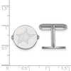 Black Bow Jewelry Sterling Silver Dallas Stars NHL Cuff Links - 2 of 3