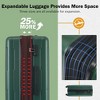 Kumasinova 4 Pcs Hardside Luggage Set,ABS Lightweight Suitcase with TSA Lock,Expandable for up to 25% More Space,20"&24"Suitcases+2 Bags - 4 of 4