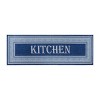 SussexHome Indoor Non Skid Cotton Washable Kitchen Runner Rug - 20" x 59" - 2 of 4