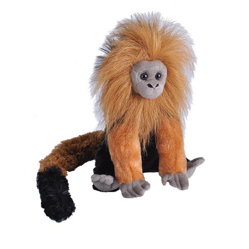 Wild Republic Cuddlekins Golden Lion Tamarin Stuffed Animal, 12 Inches ...