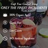 Crafted Cocktails Blackberry Shrubs: 6 Pack: Use as cocktail enhancer, soda flavoring, or culinary ingredient - 2 of 4