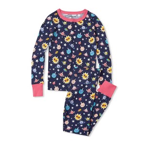 Lands' End Kids Pattern Snug Fit Pajama Set - 1 of 2