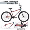 BestParts 26-inch Freestyle Mountain Bike, Single Speed, Durable Steel Frame, Front and Rear Brakes for Boys & Girls, Colorful Design - 4 of 4