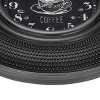 GlasFlength Wall Clocks Non Ticking Clock Digital Wall Clock Silent Vintage Decorative Wall Clocks for Living Room, Gray, 20"*2"*20" - 3 of 4