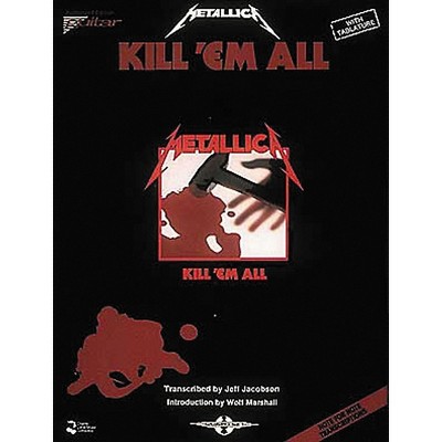 Hal Leonard Metallica Kill 'em All Guitar Tab Songbook