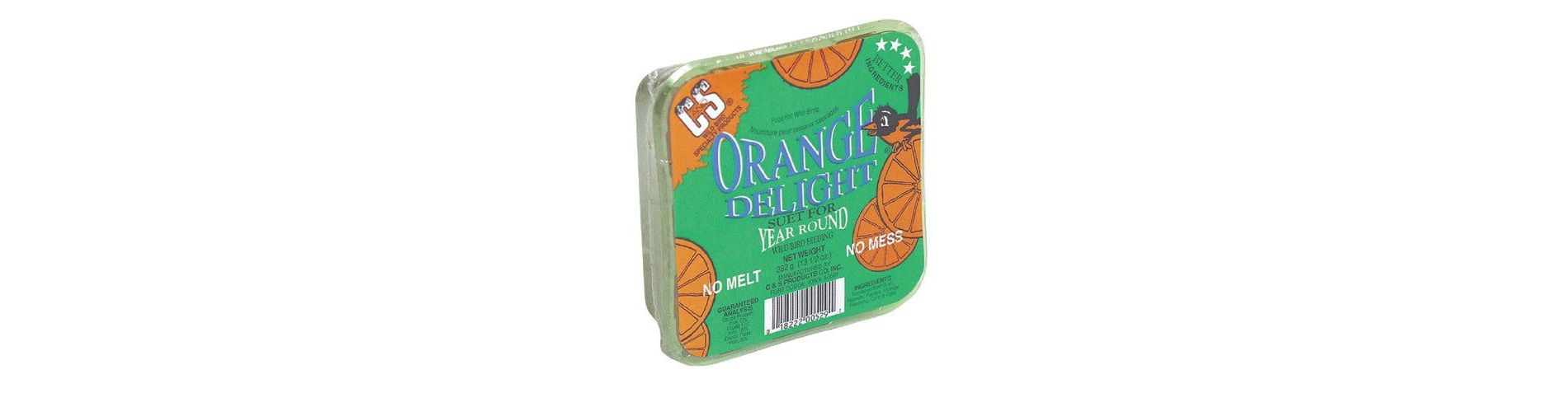 C&S 11.75 Oz. Orange Delight No Melt Suet