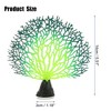 Unique Bargains Soft Silicone Glowing Aquarium Simulation Coral Green - 4 of 4