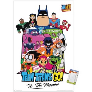 Trends International DC Comics Movie - Teen Titans Go! To The Movies - Collage Unframed Wall Poster Prints - 1 of 4