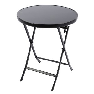 YIYIBYUS Patio Folding Side End Table, Small Portable Coffee Table, Outdoor Side Table - 1 of 4