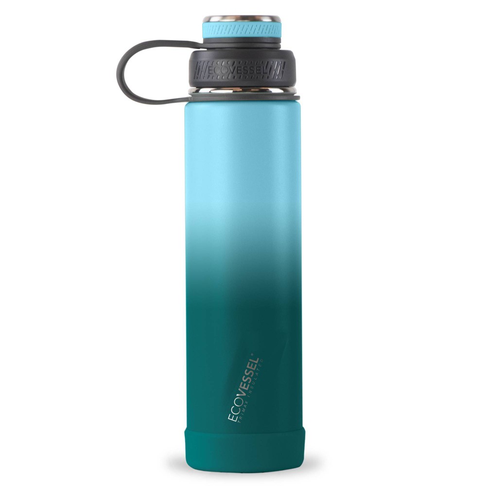 Photos - Glass EcoVessel Boulder 24oz Stainless Steel Water Bottle - Forest Horizon