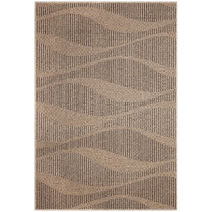 Liora Manne Monaco  Indoor/Outdoor Area Rug  Taupe.. - 1 of 4