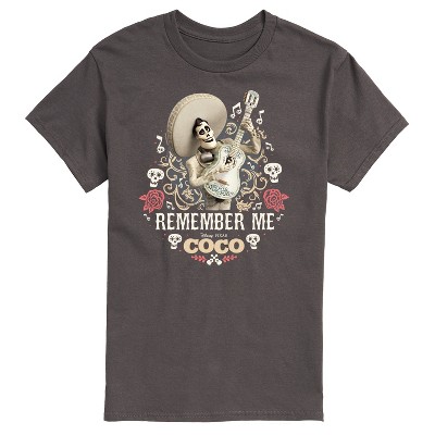 Men's Coco Remember Me Ernesto Short Sleeve Graphic T-Shirt - Charcoal - 2 X-Large