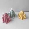 JDICTION Halloween Ghost Resin Mold - Silicone Casting Molds with Wave Spiral Design for Home Decor & Candle Making - 4 of 4
