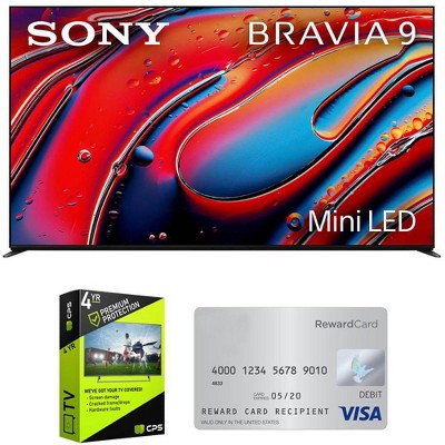 Sony BRAVIA 9 65" 4K QLED Mini-LED TV 2024 Bundle with 4 Yr Warranty + $50 Gift Card