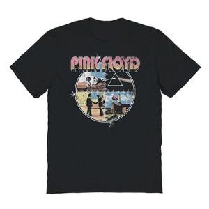 Pink Floyd Men's Tricolor Short Sleeve Graphic Cotton T-shirt - 1 of 1