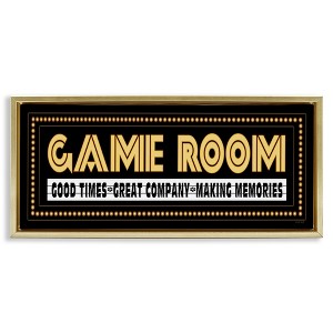 Stupell Industries Vintage Arcade Game Room Floating Frame Canvas Art - 1 of 4