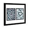 13" x 19" Muted Succulent Set Framed Wall Art Green - Wynwood Studio - 2 of 3