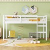 NicBex Twin Size Loft Bed Wooden Bed Frame with Ladder and Full Length Guardrail, No Box Spring Required, Space saving - 2 of 4