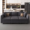 Belffin Chenille Modular Sectional Sofa with Storage L Shaped Couch with Chaise for Living Room - 2 of 4