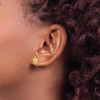 Black Bow Jewelry Small Polished Sea Turtle Post Earrings in 14k Yellow Gold - 3 of 4