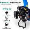 Landworks Mini Wood Chipper & Shredder - 7HP 212CC Gas Engine 3" Max Branch Diameter - 4 of 4