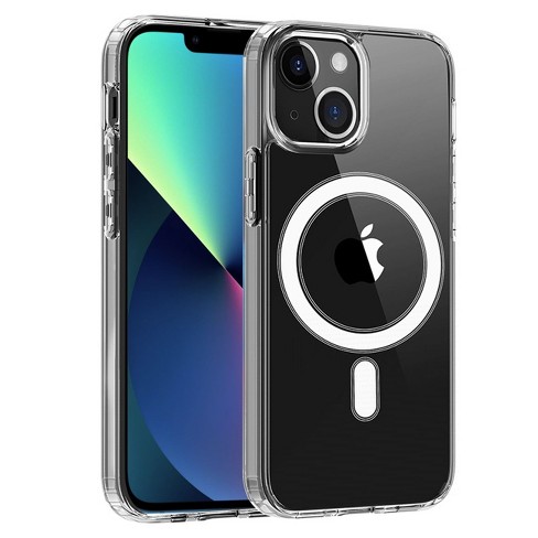 Reiko Magnetic Wireless Charging TPU Bumper Case For iPhone 13 In Clear - image 1 of 4