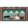 C&F Home 50" x 60" Friends Of The Forest Geometric Pattern Moose Fox Deer Elk Horse Pine Trees Mountains Accent Throw Blanket - 2 of 4