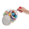 Juvale Glass Glass Jar Candy Dispenser with Scoop and Stainless Steel Lid, Penny Jar for Cookies, Nuts, Dry Goods, Jelly Beans, Food Storage, 58 Oz - 4 of 4