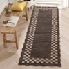 Washable Modern Scalloped Border Bedroom Living Room Rugs, Low Pile Non Slip Floor Carpet for Home - 2 of 4