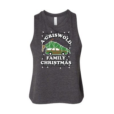 Women's - Warner Bros. - Griswold Family Christmas Tree Graphic Racerback Tank