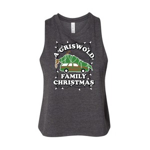 Women's - Warner Bros. - Griswold Family Christmas Tree Graphic Racerback Tank - 1 of 3