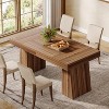 55-Inch Wood Dining Table for 4-6, Rectangular Dining Room Table with Sturdy Legs, - 2 of 4