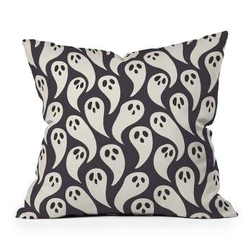16"x16" Avenie Halloween Ghosts Square Throw Pillow - Deny Designs