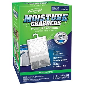 Concrobium Moisture Grabber Hanging Bag Air Freshener - 3ct - 1 of 4
