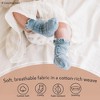 Cozyway Baby-Girls Socks 12 Pack Ruffle Ripple Edge Turn Cuff Ankle Socks Toddlers Infants, Colorful, 9-24 Months - 4 of 4