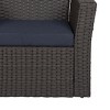 WestinTrends  4-Piece Modern Patio Conversation Sofa Set with Cushions - 4 of 4