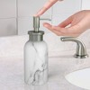 Nu Steel Misty Silver Collection Lotion and Soap Dispenser : Microfiber, Machine Washable, Non-Slip Backing - 3 of 4