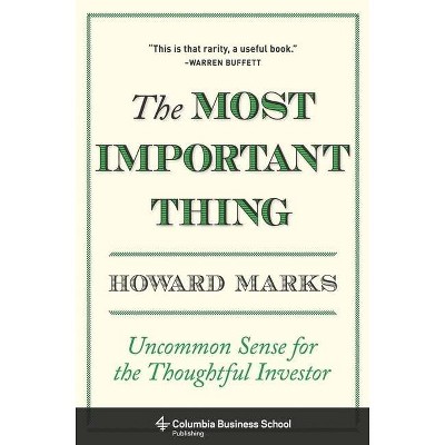 The Most Important Thing - (Columbia Business School Publishing) by  Howard Marks (Hardcover)