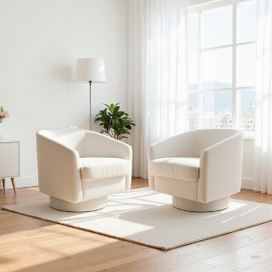 Dyonery single chair, 360° unrestricted rotation function, wraparound bucket backrest - 1 of 1