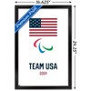 Trends International Team USA - Paralympic Logo Framed Wall Poster Prints - 3 of 4
