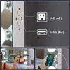 VANITII Hollywood Vanity Makeup Mirror 32''×26'' Bluetooth With 14 LED Bulbs Wall Amount USB Charging Touch Sensor Light Adjustable White - 4 of 4