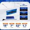Snow Joe 6 Pack Illum-n-Broom 4-in-1 Tool, Snow Broom, Ice Scraper, LED Flashlight, Emergency Blinker, Telescoping Pole 33-52" for Cars, Trucks, SUVs - 2 of 4