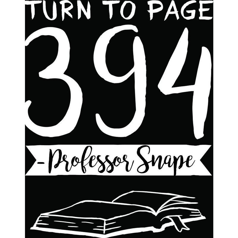 Harry Potter Turn to Page 394 Men's Black T-shirt, 2 of 4