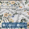 Modern Foldable Area Rugs, Vintage Striped Washable Low Pile Carpet Indoor Easy Care Soft Non Slip Rug for Bedroom Living Room Entryway - 3 of 4
