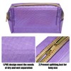 Unique Bargains Travel Toiletry Bag Makeup Bag Organizer Toiletry Organizer Travel Cosmetic Bag Waterproof PVC 1PC - 3 of 4