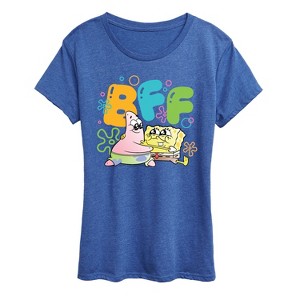Women's - Spongebob Squarepants - Bff Patrick Short Sleeve Graphic T-Shirt - 1 of 4