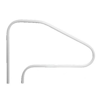 Saftron Return-to-Deck 4 Bend Stair Mounted Polymer Handrail, White