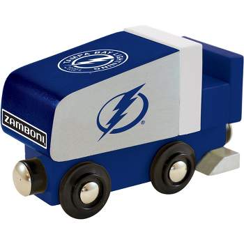 MasterPieces Officially Licensed NHL Tampa Bay Lightning Wooden Toy Train Engine For Kids